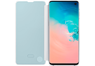 SAMSUNG Clear View Cover, Bookcover, Samsung, Galaxy S10, Weiß