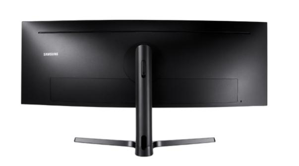 Monitor - Samsung LC43J890DKUXEN, 43.4" LED, 4K Ultra HD, Curvo, 32:10, 5 ms, HDMI, USB, Negro