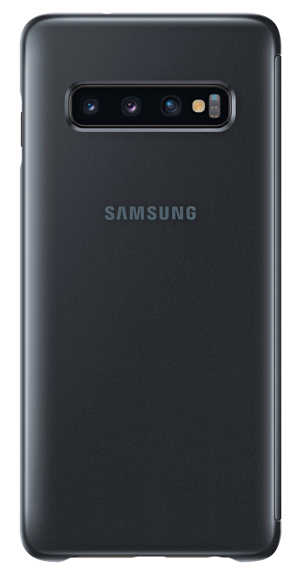 SAMSUNG Clear View Cover, Bookcover, Samsung, Galaxy S10, Schwarz