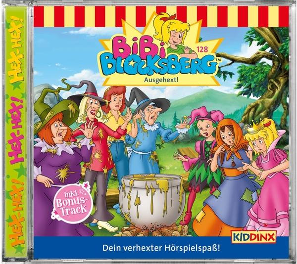 CD des Bibi Blocksberg-Cartoons mit verschiedenen Hexen um einen Kessel.