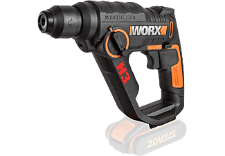 WORX GARDEN WX390.9 sans batterie ni chargeur - Marteau perforateur multifunction (Noir/Orange)