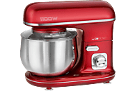 CLATRONIC KM 3712 Küchenmaschine Rot (Rührschüsselkapazität: 5 Liter, 1100 Watt)