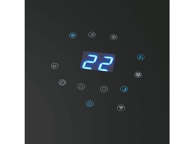 CLATRONIC CL 3716 Klimagerät Schwar/Weiß (Max. Raumgröße: 400 m³, EEK: A)