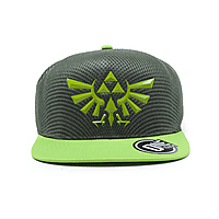 DIFUZED Zelda Snapback Cap Hyrule Crest Logo Cap, Grün