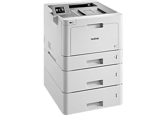 BROTHER Laserdrucker HL-L9310CDWTT, A4, 31 S./Min, Farblaser, NFC, Duplex, WLAN/Ethernet, 6.8cm Touch Farbdisplay, 3x Papierkassetten, Weiß/Grau
