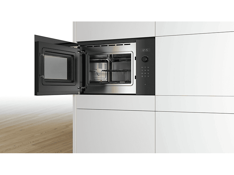 Microondas integrable - Bosch BEL554MB0, 900W, 25 L, Negro – imagen 3