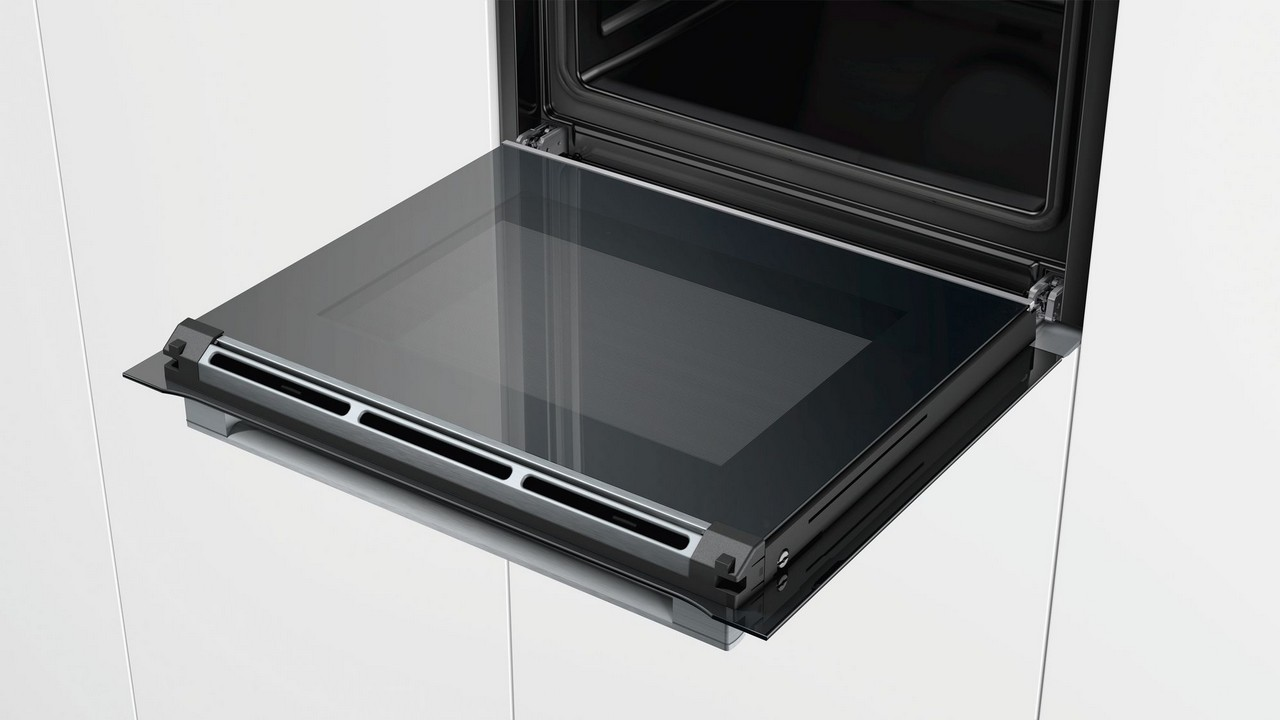 Horno - Bosch SERIE 8 HBG635NS1, Multifunción, 10 recetas Gourmet, EcoSilence, A+