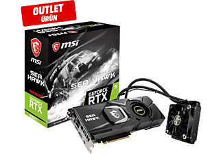 MSI VGA GeForce RTX 2080 Sea Hawk X RTX2080 8GB GDDR6 Ekran Kartı Outlet 1186358