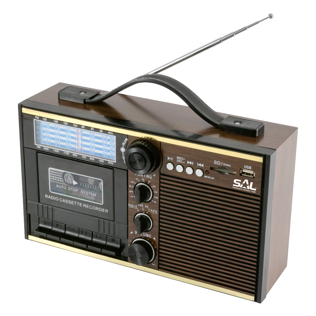 SAL RRT 11B retro kazettás rádió