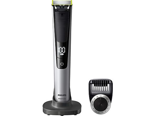 PHILIPS OneBlade Pro QP6520/20 - Rasierer / Bodygroomer (Schwarz/Silber)