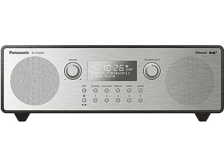 PANASONIC DAB+ AM/FM Bluetooth Radio (RF-D100BTEGT)