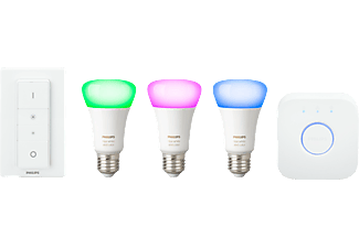 PHILIPS HUE Hue White and Color Ambiance Starter Kit - Beleuchtungssystem (Weiss)