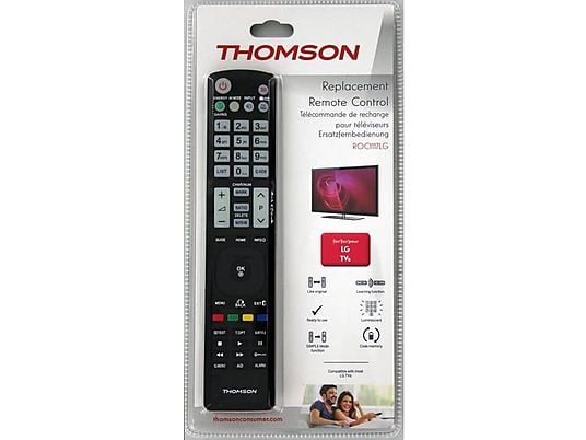 THOMSON ROC1128LG Vervangbare Afstandsbediening voor LG-tv's
