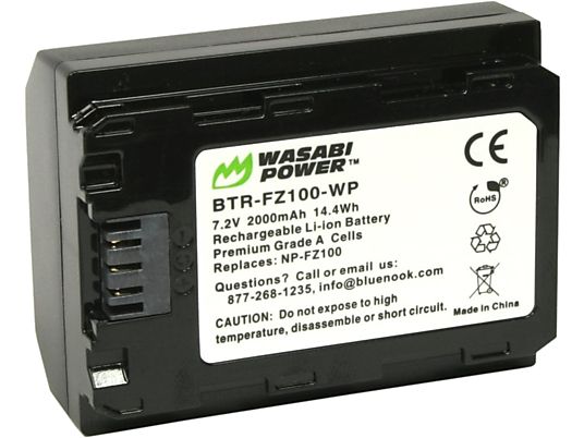 WASABI POWER BTR-FZ100-WP-02 - Batterie (Noir)