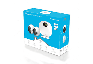 Cámara Seguridad - D-Link DCS-2802KT-EU, 2 cámaras, Resistente intemperie, FHD, Visión nocturna