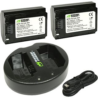 WASABI POWER KIT-BB-FZ100-02 - Batteria ricaricabile (Nero)