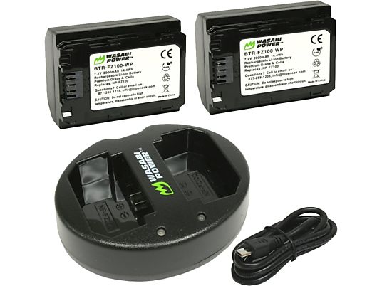 WASABI POWER KIT-BB-FZ100-02 - Batterie (Noir)