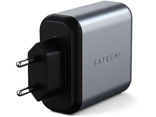 SATECHI ST-MCCAM-EU - Chargeur double port (Argent)