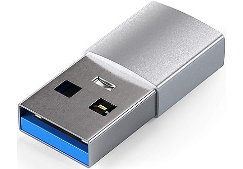 SATECHI USB-C auf USB-A Adapter, USB 3.0, Silber
