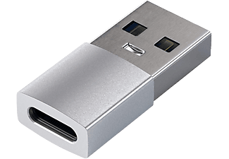 SATECHI USB-C auf USB-A Adapter, USB 3.0, Silber