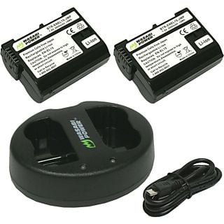 WASABI POWER KIT‐BB‐ENEL15‐01 - Batterie (Noir)