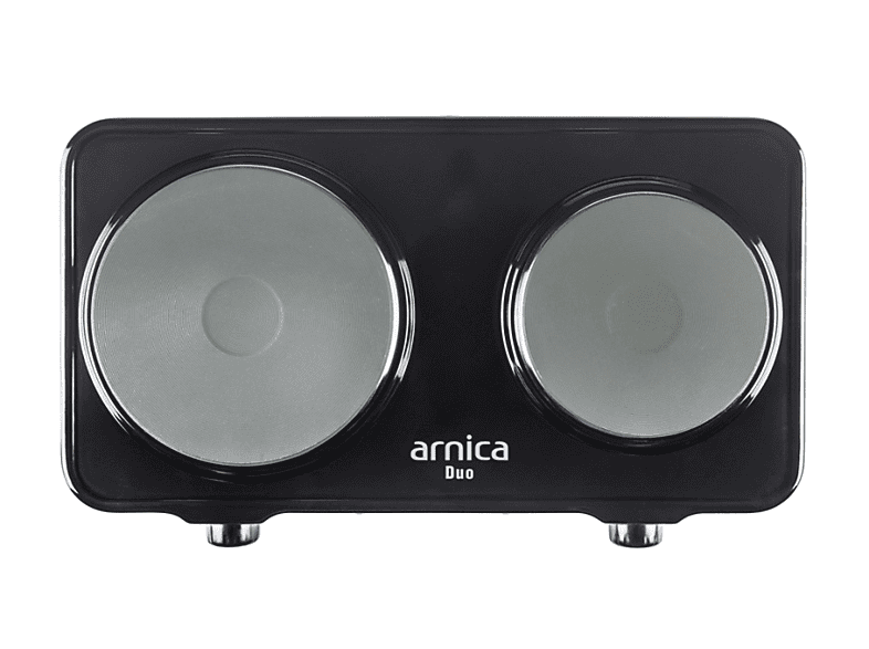 ARNICA Duo 2500 W(1500+1000) İki Gözlü Elektrikli Ocak Inox_1