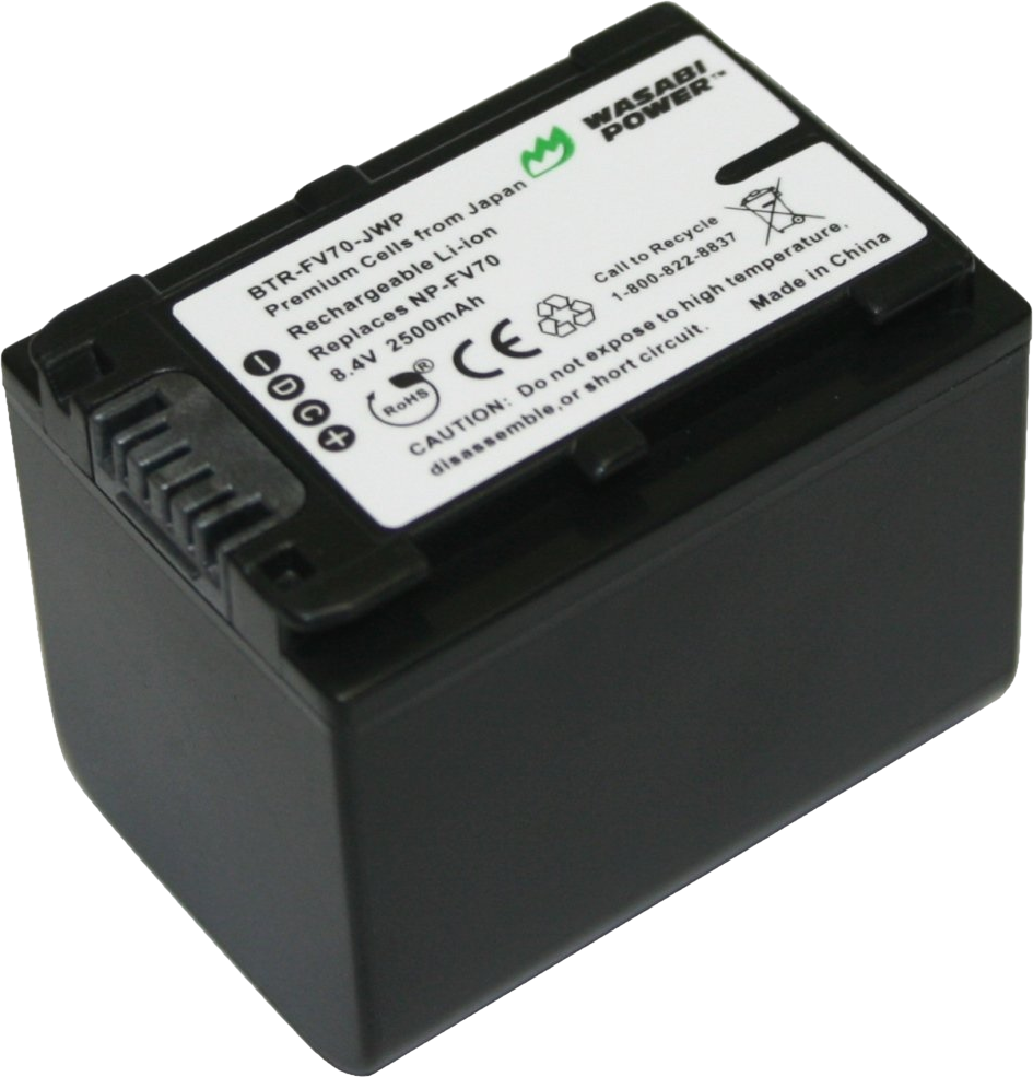 WASABI POWER BTR‐FV70‐JWP‐021 - Akku (Schwarz)
