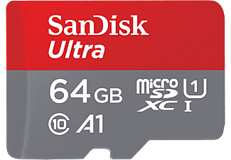 voldoende een miljoen Touhou SANDISK Ultra MicroSDXC 64 GB 100 MB/s UHS-I + SD-adapter kopen? |  MediaMarkt