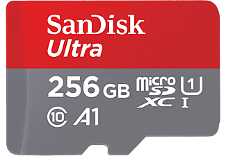 SANDISK Ultra MicroSDXC 256 GB 100 MB/s UHS-I + SD-adapter