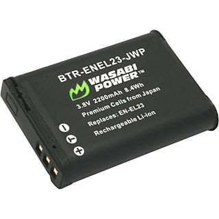 WASABI POWER BTR-ENEL23-JWP - Batteria ricaricabile (Nero)