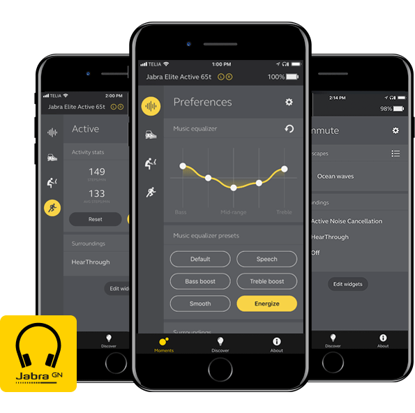 JABRA Elite 65T Zilver/ Zwart
