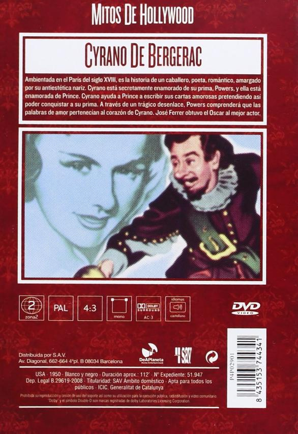 Cyrano De Bergerac - DVD