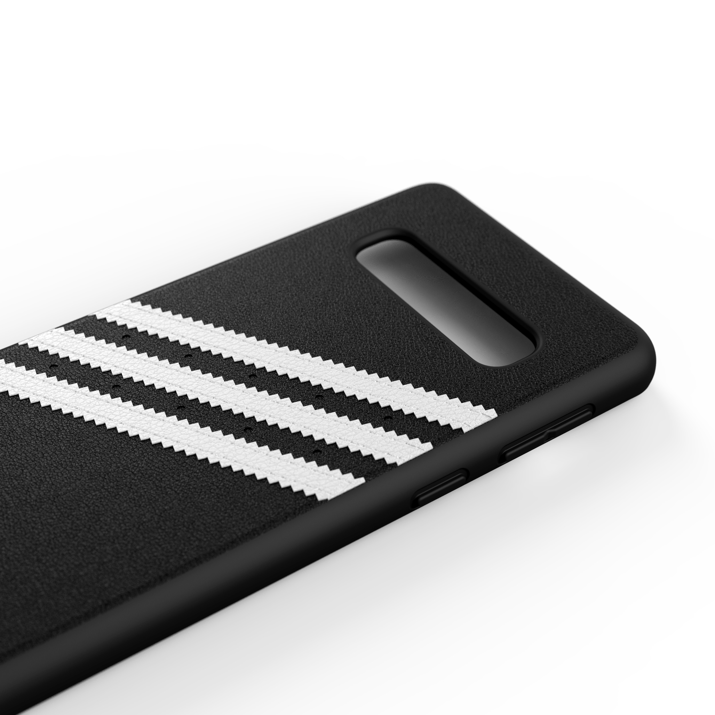 ADIDAS ORIGINALS Moulded, Backcover, Samsung, Galaxy S10, Schwarz/Weiß