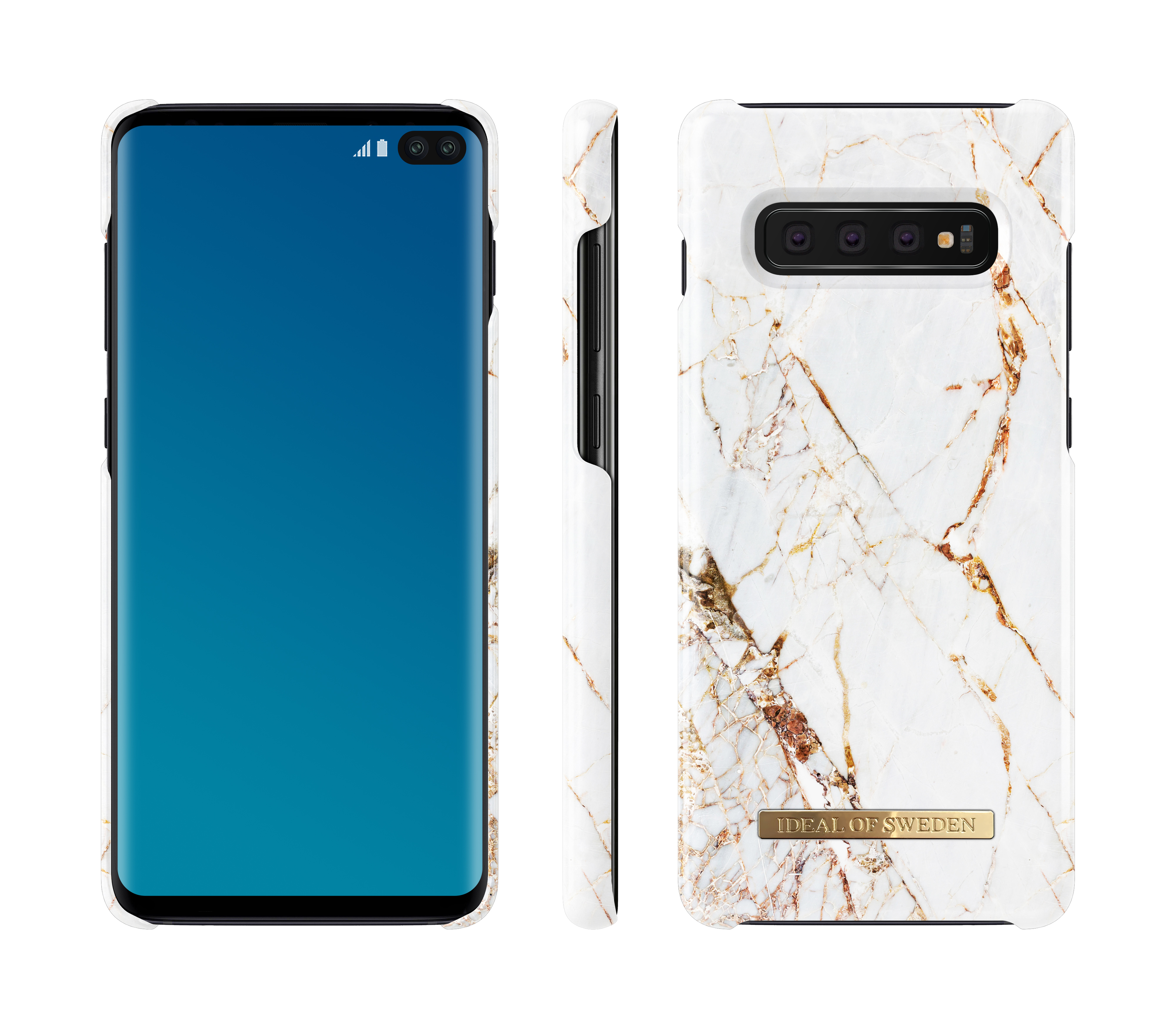 IDEAL OF SWEDEN Fashion, Backcover, Samsung, Galaxy S10+, Carrara Gold