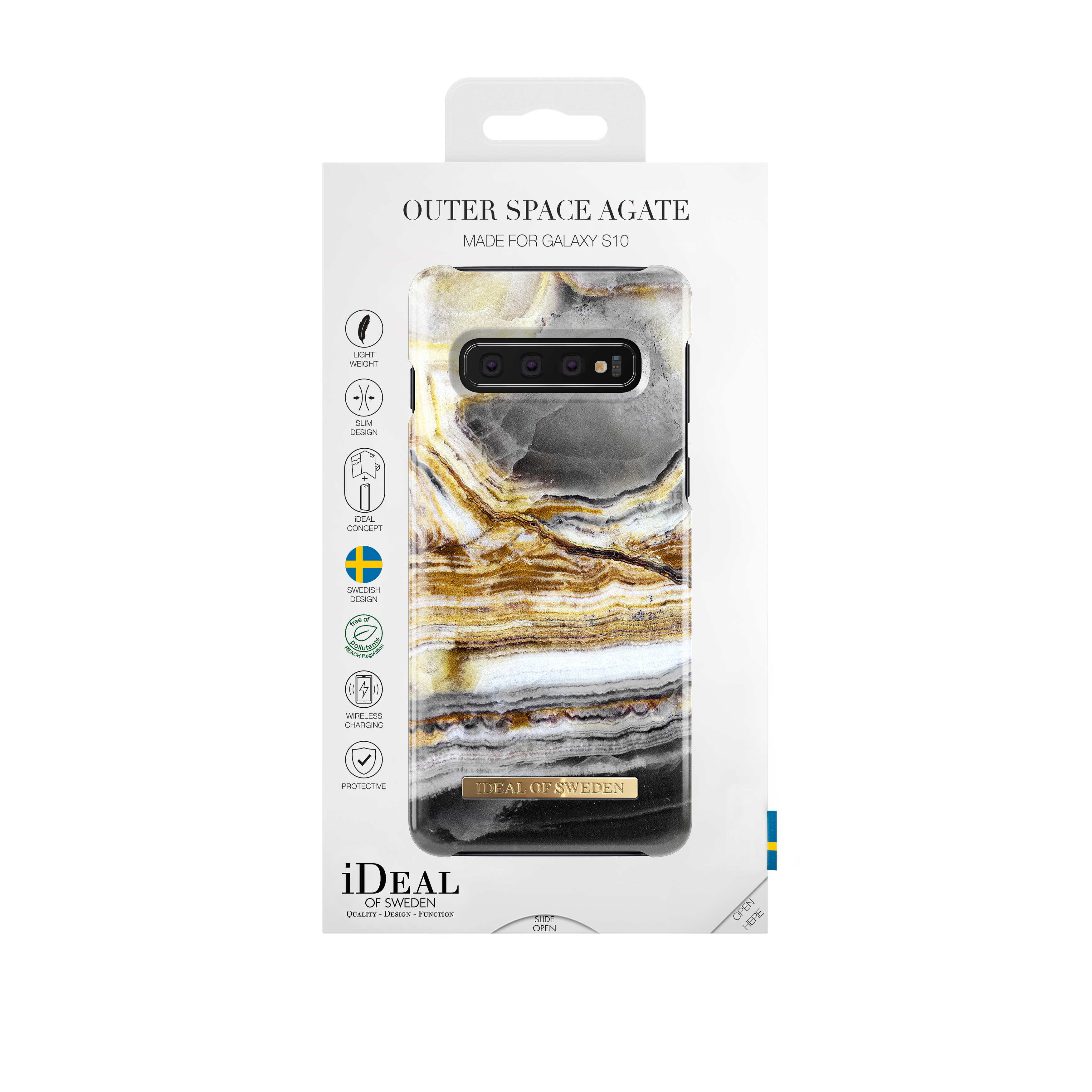 IDEAL OF SWEDEN Fashion, Backcover, Samsung, Galaxy S10, Outer Space Agate