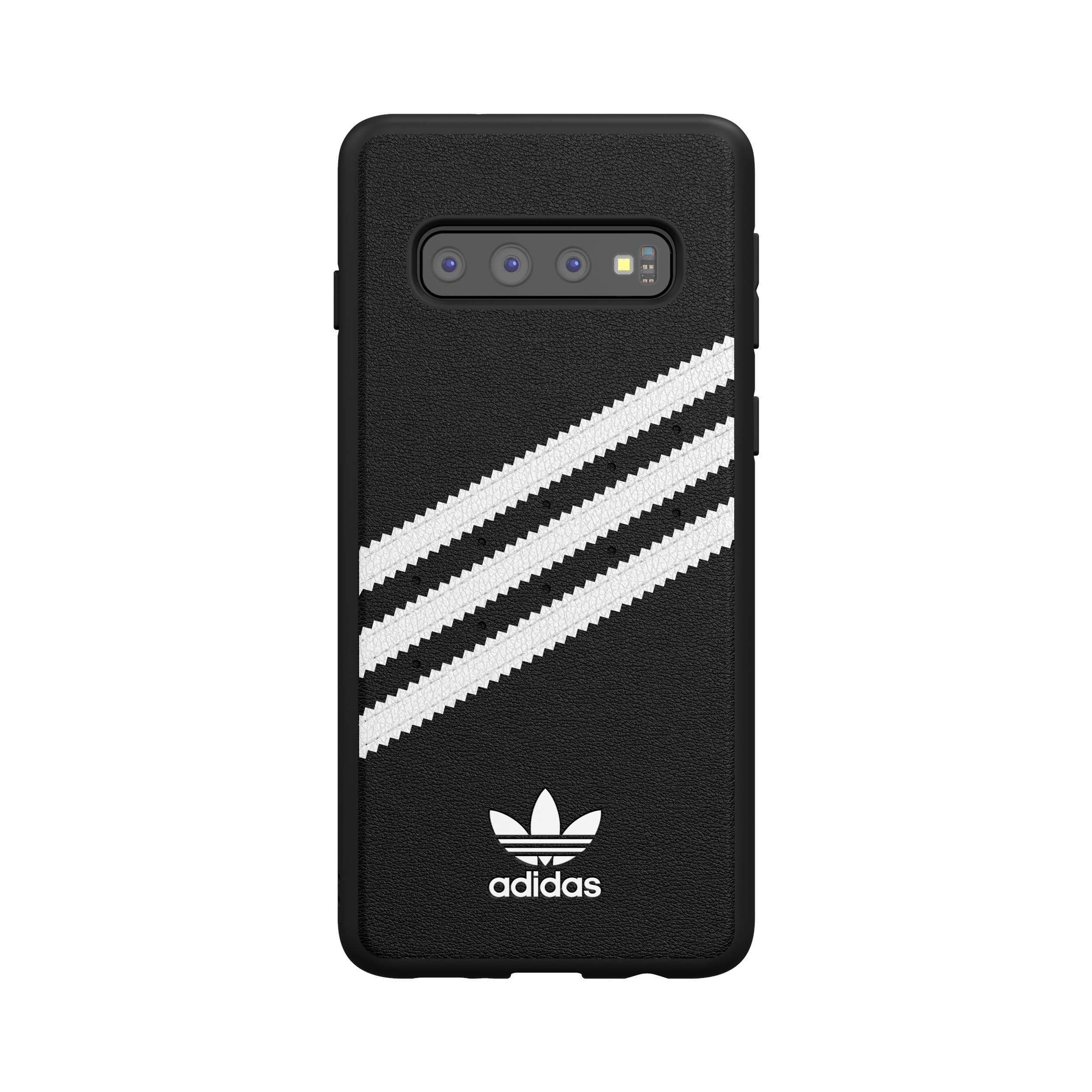 ADIDAS ORIGINALS Moulded, Backcover, Samsung, Galaxy S10, Schwarz/Weiß