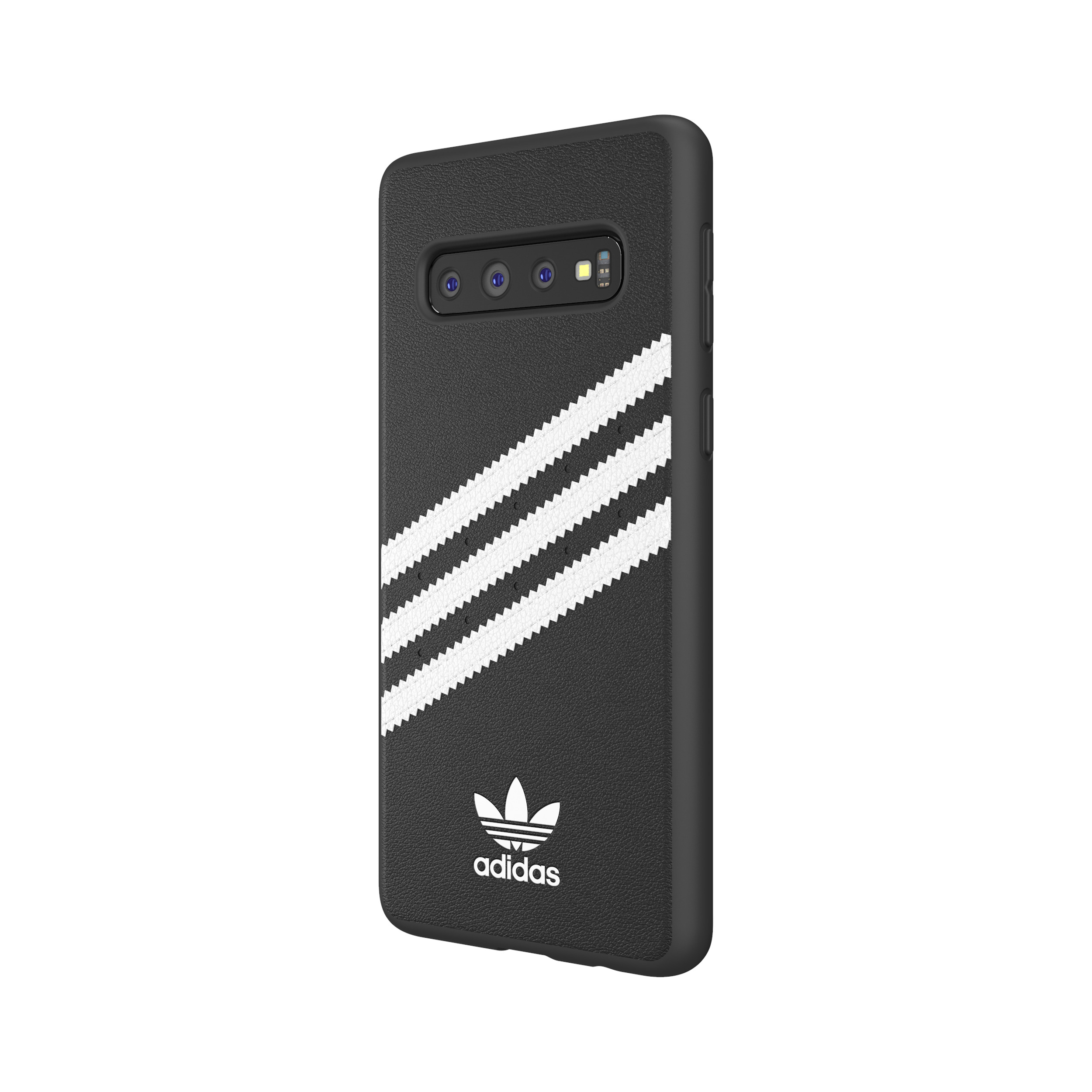 ADIDAS ORIGINALS Moulded, Backcover, Samsung, Galaxy S10, Schwarz/Weiß