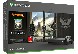 MICROSOFT Xbox One X 1TB + Tom Clancy’s The Division 2