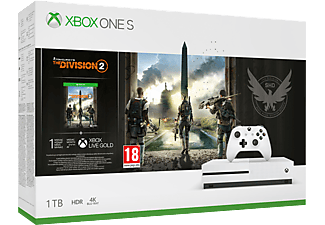 MICROSOFT Xbox One S 1TB + Tom Clancy’s The Division 2