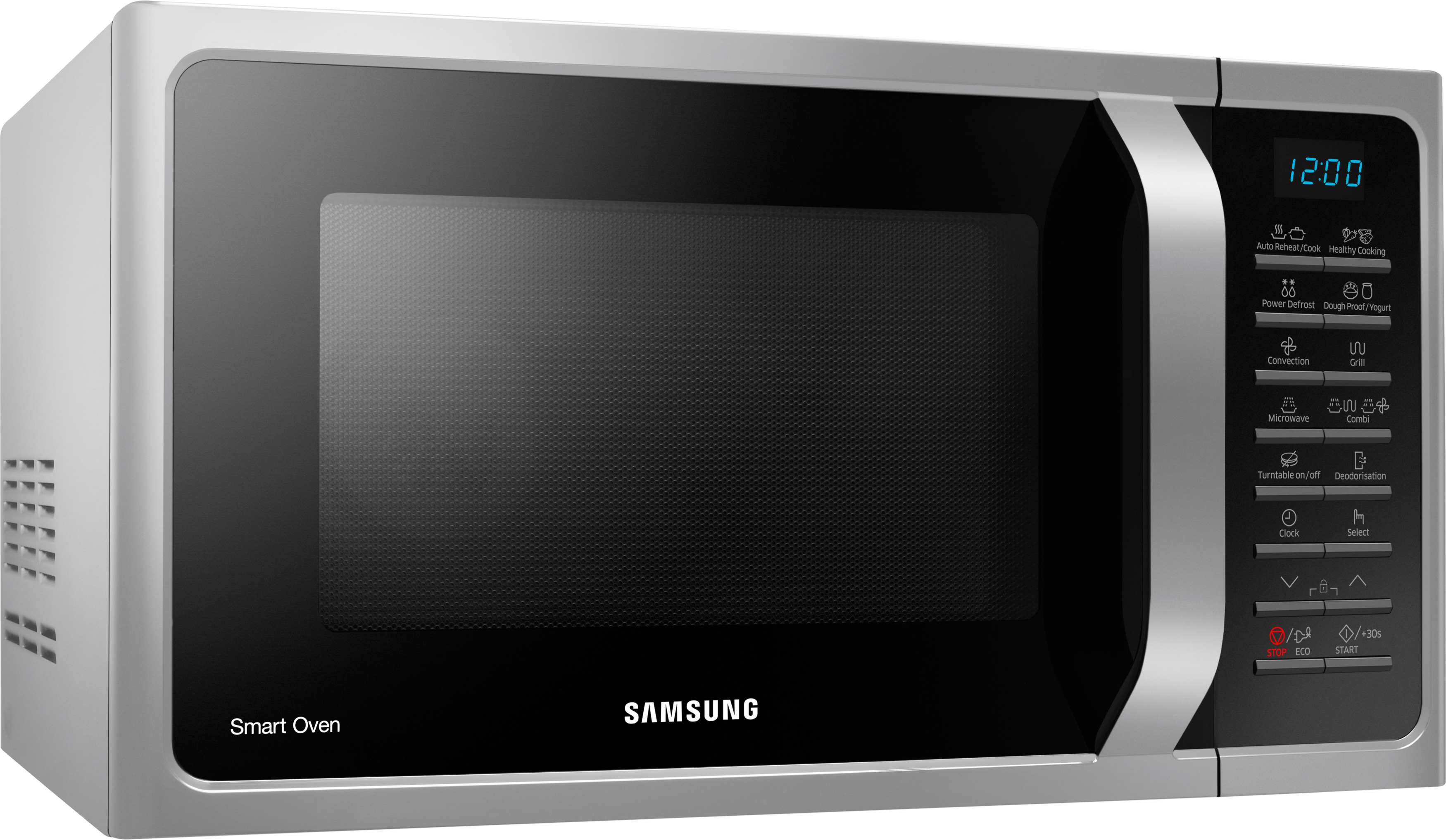 SAMSUNG MC28H5015AS/EG, Mikrowelle (900 Watt, Grillfunktion, Heißluftfunktion)