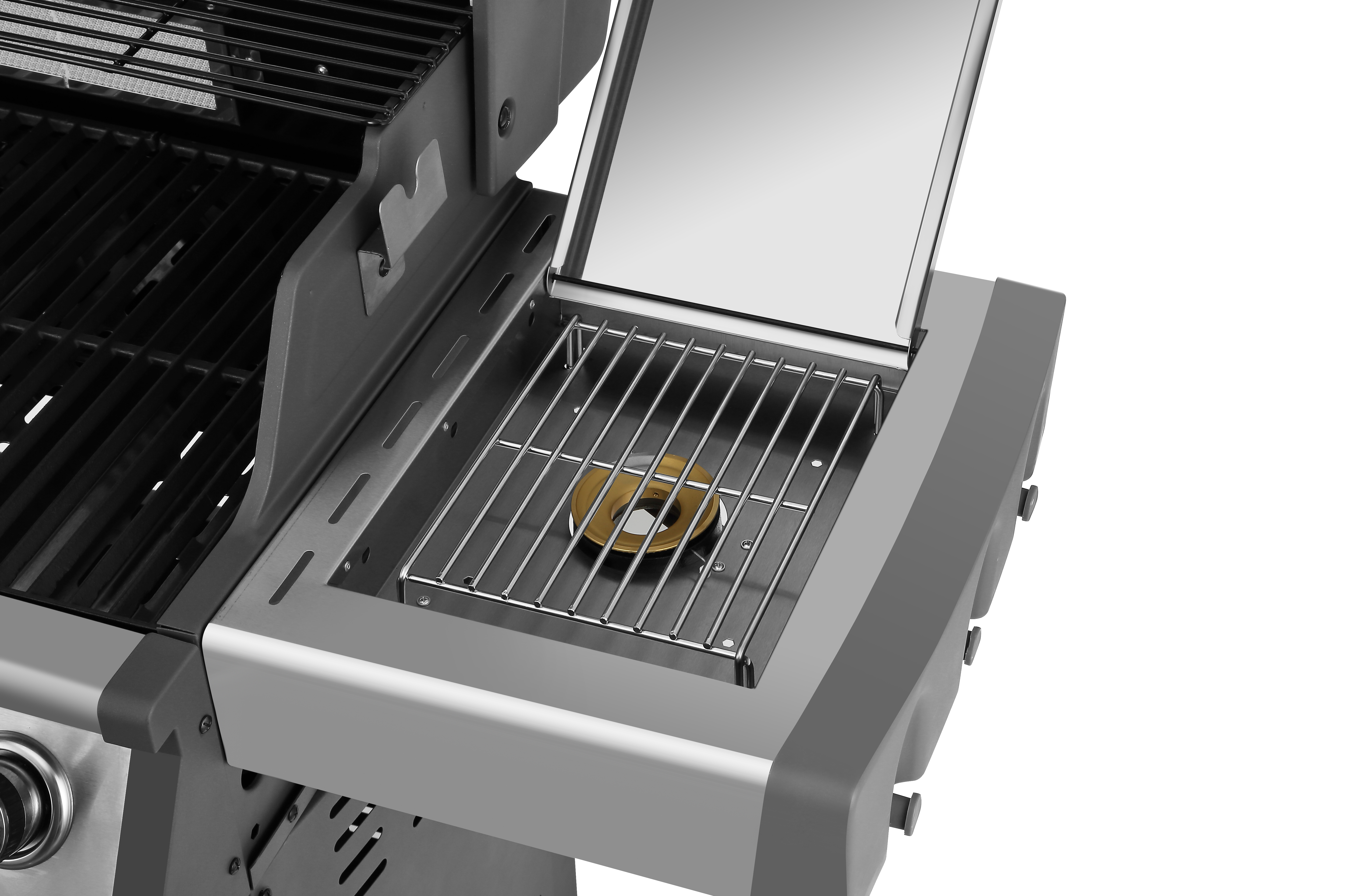 EL FUEGO AY 435 Concord Gasgrill, Silber/Grau (21000 Watt)