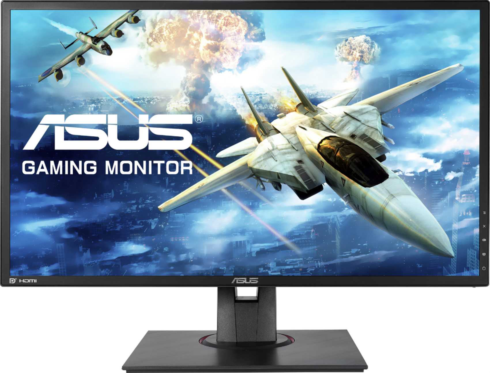 Monitor gaming - ASUS MG248QE, 24", TN, 1ms, 144Hz, Full HD, FreeSync™, antiparpadeo, Negro