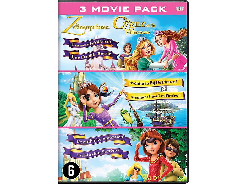 De Zwanenprinses 3 Film Pack DVD