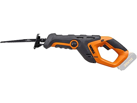 WORX GARDEN WX508.9 senza batteria o caricabatterie - Sega alternativa a batteria ricaricabile (Nero/Arancione)