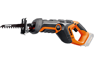 WORX GARDEN WX508.9 sans batterie ni chargeur - Scie sabre à batterie (Noir/Orange)