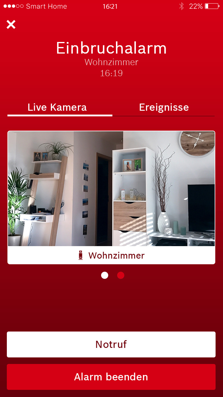 BOSCH Smart Home 360° Innenkamera, Innenkamera