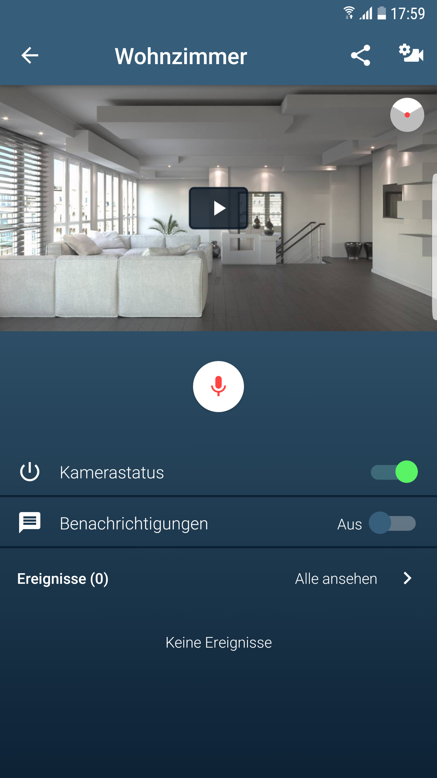 BOSCH Smart Home 360° Innenkamera, Innenkamera
