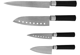 Set De Cuchillos - Cecotec Set De Cuchillos Acero Santoku, 4 piezas
