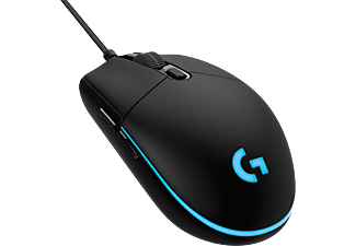 LOGITECH G PRO HERO - Gaming Maus, 16000 dpi, Schwarz