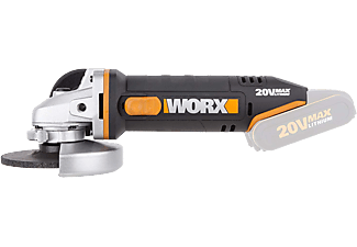 WORX GARDEN WX800.9 senza batteria o caricabatterie - Smerigliatrice Angolare (Nero/Arancione)